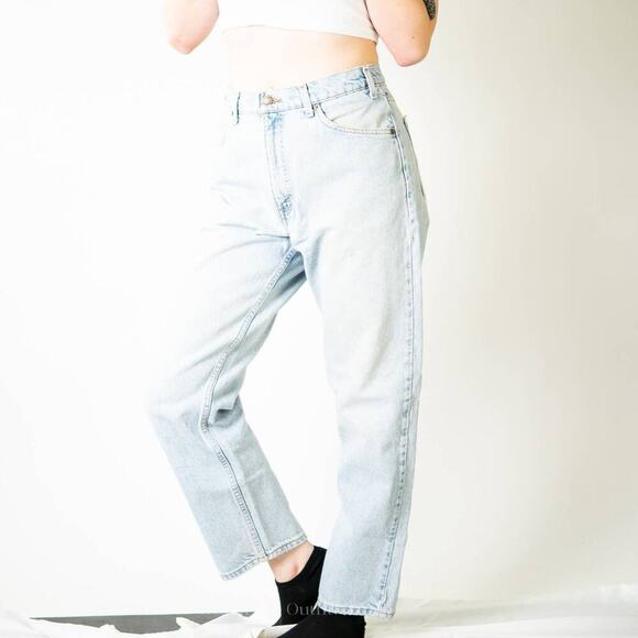 True Vintage 90s Levi 550s Faded Distressed Stonewash Denim Jeans - Picture 2 of 9